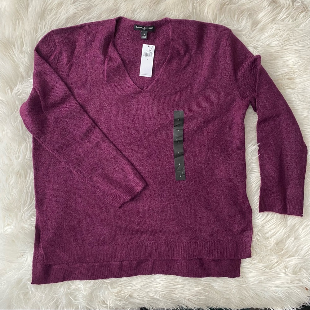 Banana Republic Factory oversized maroon sweater